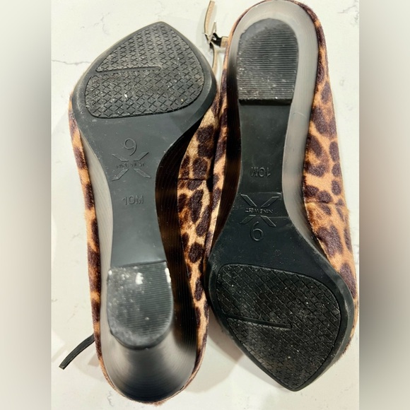 Nine West CEAPXP2 Leopard Wedges Sz 10 - Picture 7 of 7